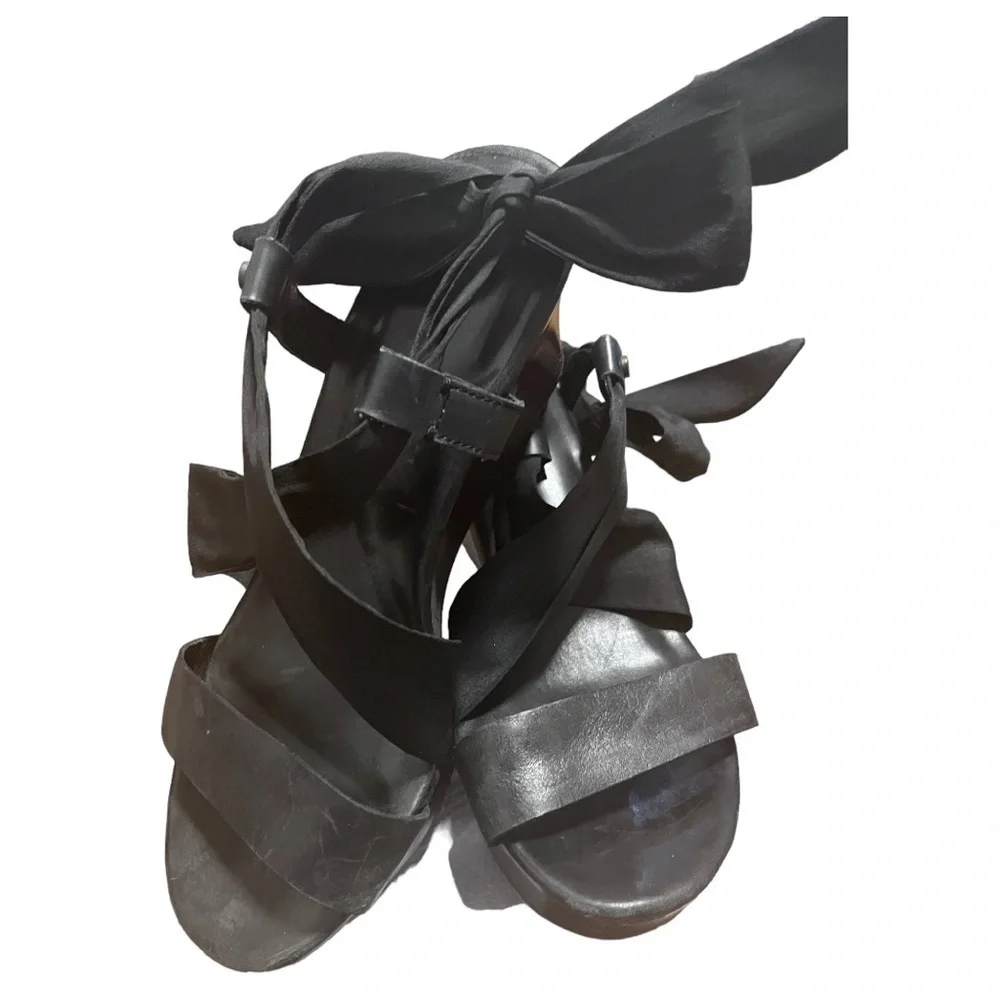 Ugg Strappy Wooden Wedge Sandals